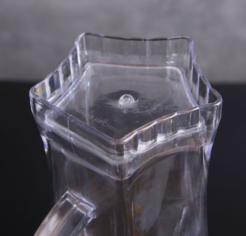 2000ml PS Clear Color Cold Water Kettle with 4PCS Cups for Summer