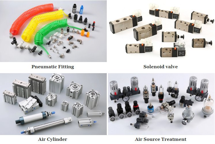 Durable Plastic One Touch Connector for Pneumatic Applications