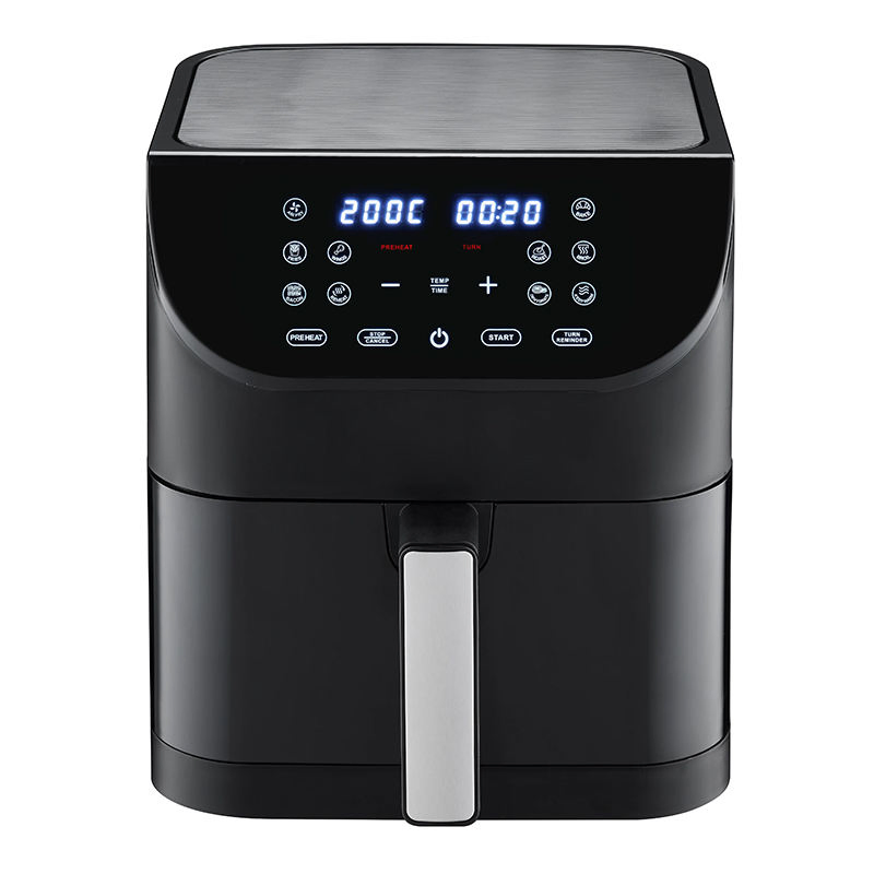 Longbank New Modern Design Wholesale Electric Smart Digital Touch Screen Non-Stick Basket Air Fryer 4L for Home Quick Easy Meals