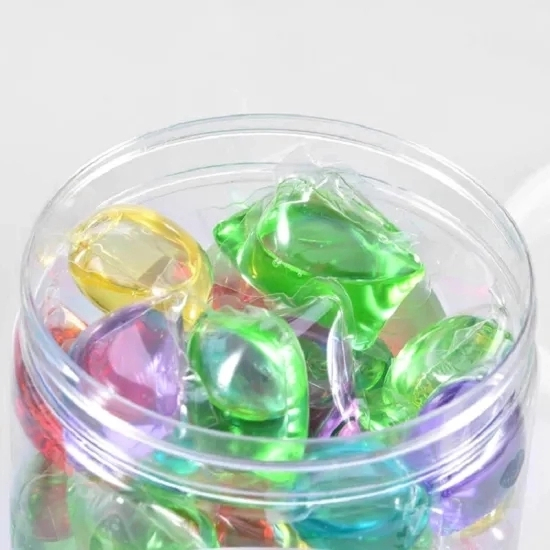 High Efficient 12g 3 in 1 Laundry Detergent Pods Capsules Customized Color Laundry Gel Ball/ Detergent Pods for Clothes Washing