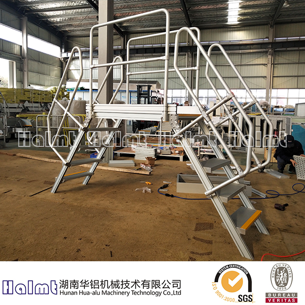 Aluminium Single Straight Bridge Ladders for Industry