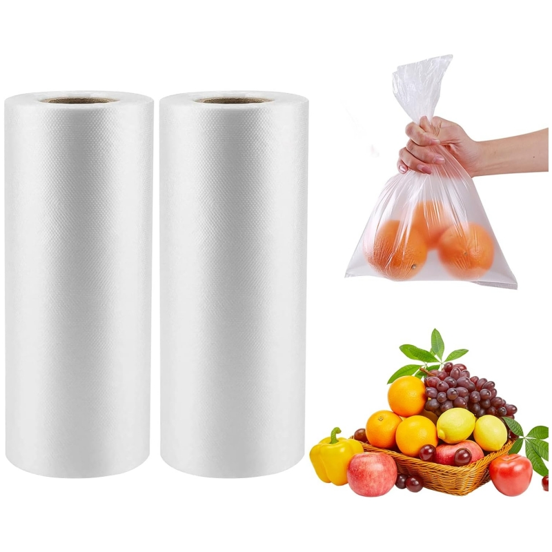 Clear Plastic Produce Bags on Roll Supermarket & Grocery Use