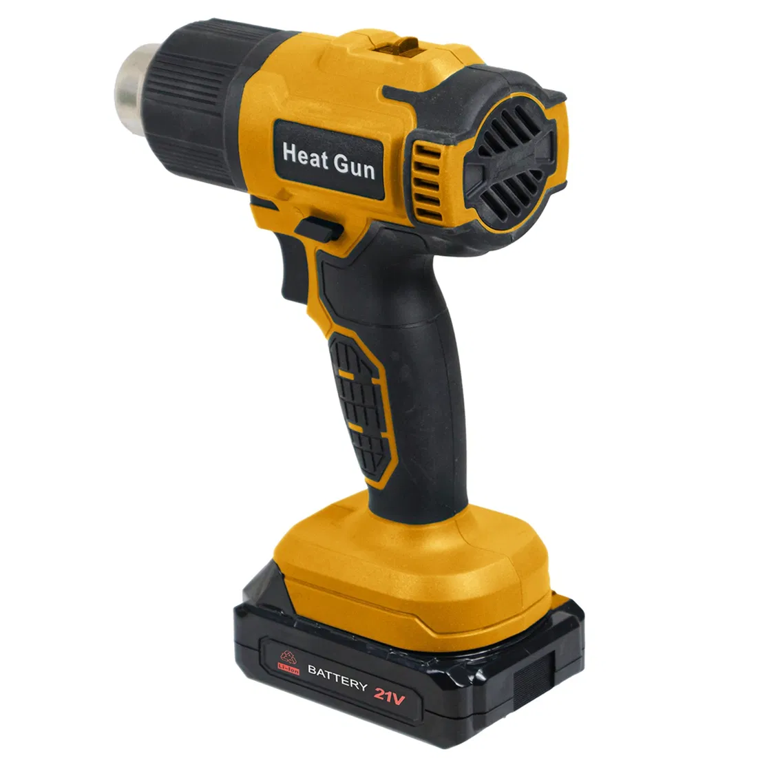 Cordless Heat Gun Kit with 2.0ah Battery, Charger, and Nozzle Set