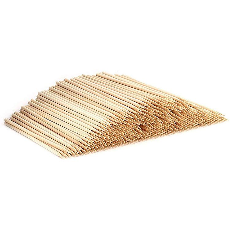 Factory Sale Barbecue Sticks Disposable Round Bamboo Skewer for BBQ