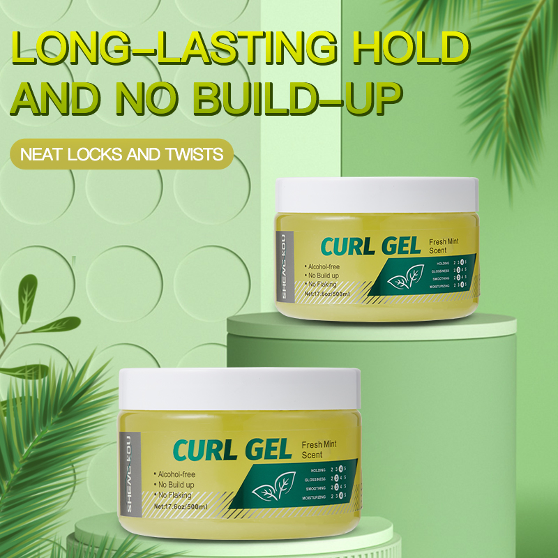 Factory Private Label Hair Styling Product Loc Gel No White Residue Neat Lock and Twist Curl Moisturizing Styling Gel