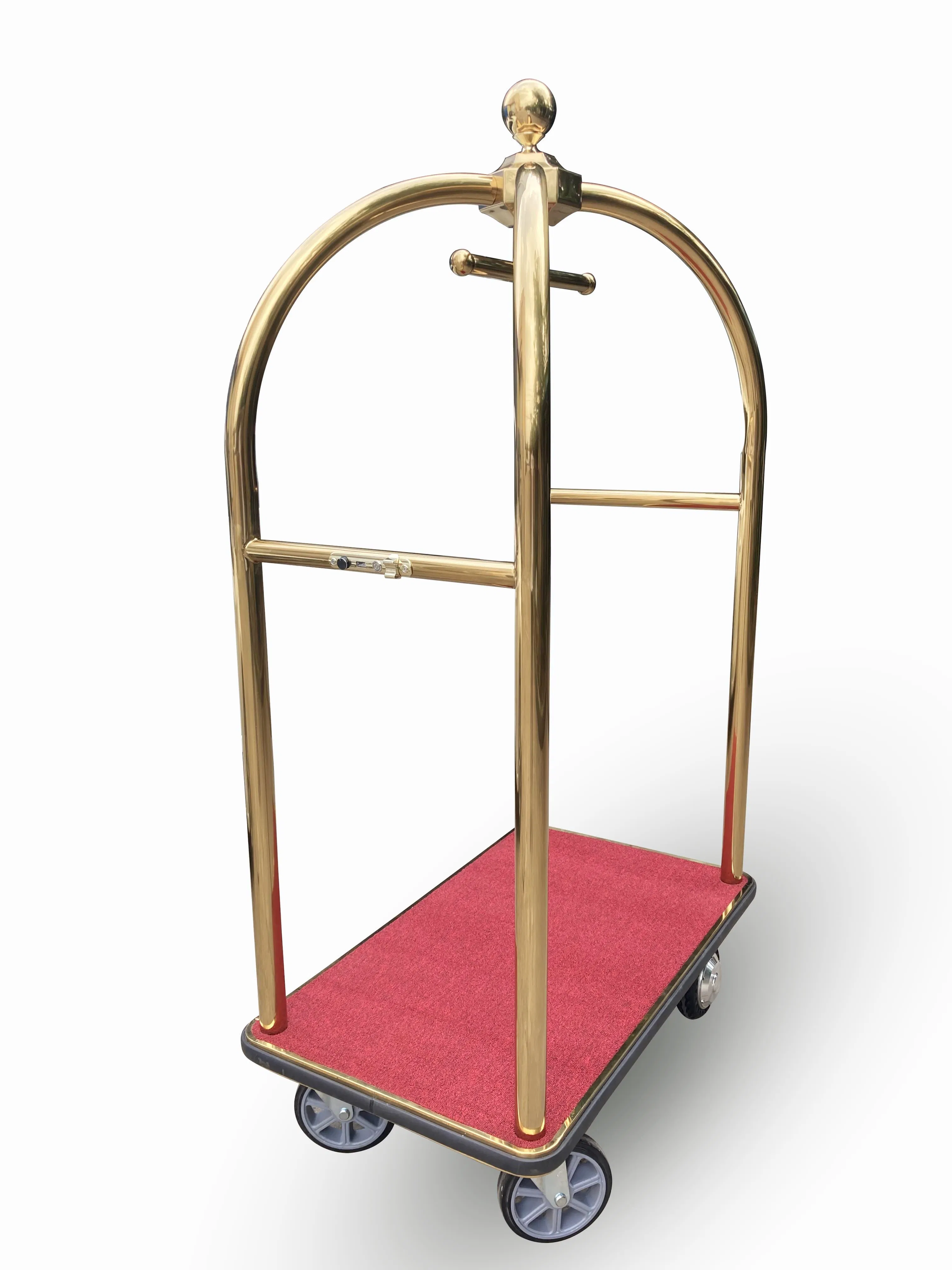 Electric Birdcage Luggage Cart for Boutique Hotels Customizable Easy to Operate