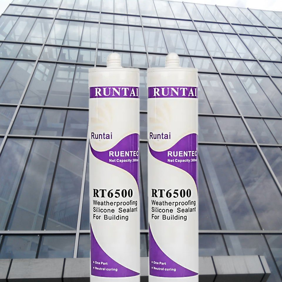 Neutral RTV Silicone Glue 600ml Sausage Package Adhesive Silicone Sealant for Curtain Wall From Construction Adhesive