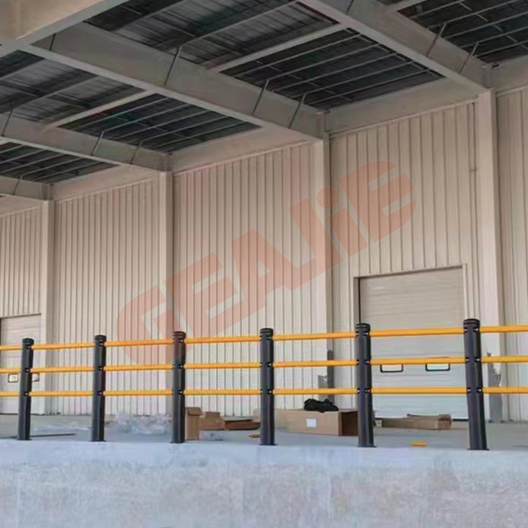 Industrial Guardrail Manufacturer Large Warehouse Shelf Flexible Collision Barrier