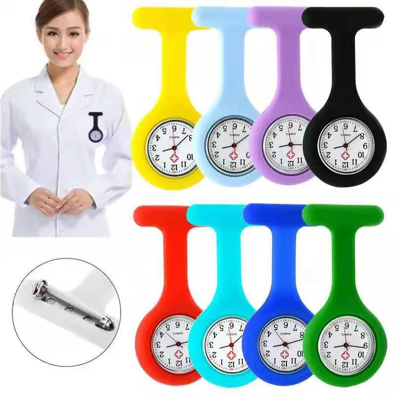 Multicolour Nurse Watch Breast Watch for Nurse Hospital Use