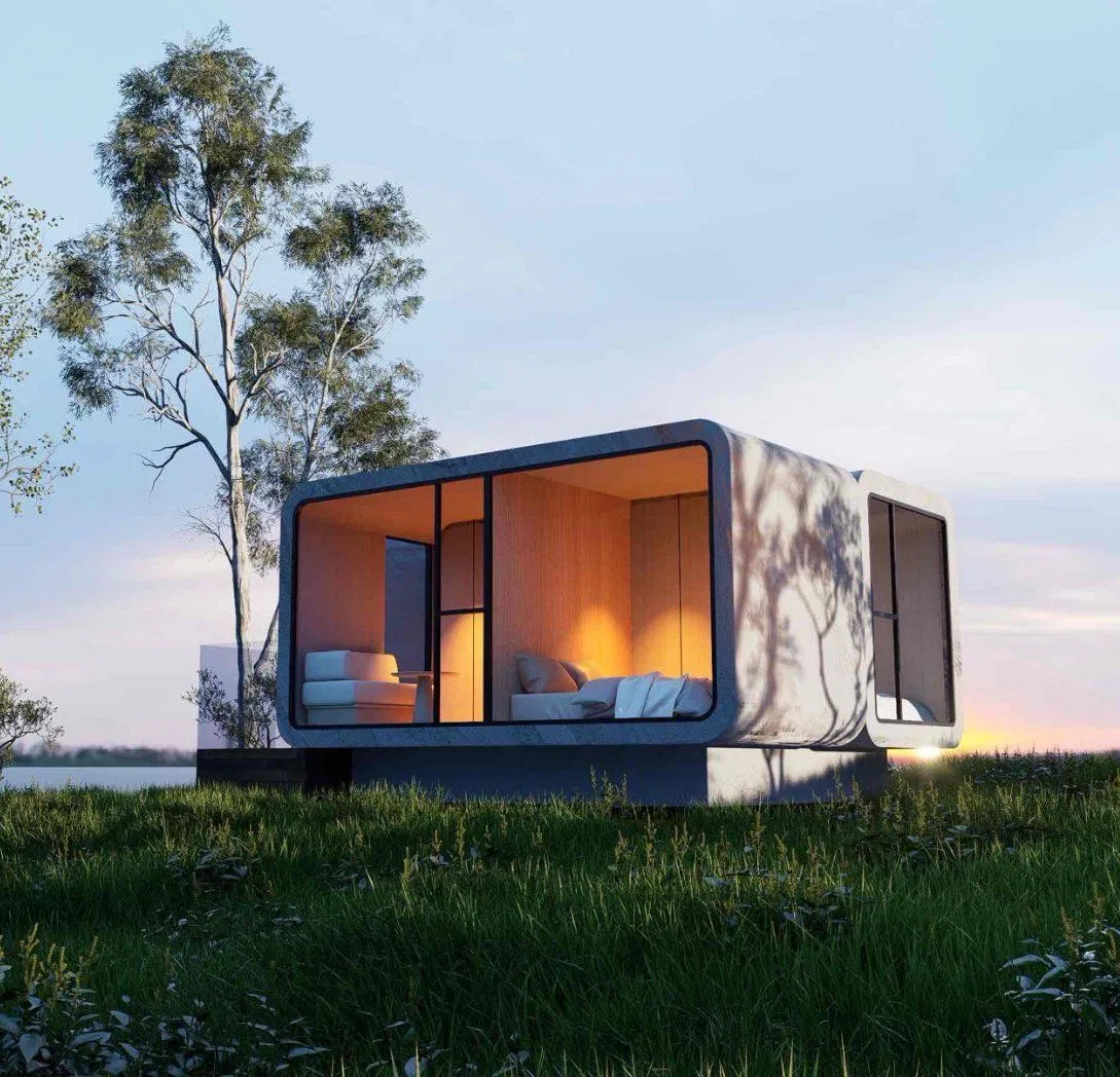 Modular Space Capsule Tiny Container House Luxury Prefab House Modern Capsule House