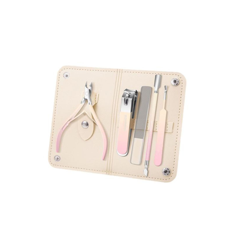 Glitter Handled Nail Art Brush Set Varied Tips Manicure Pedicure Set