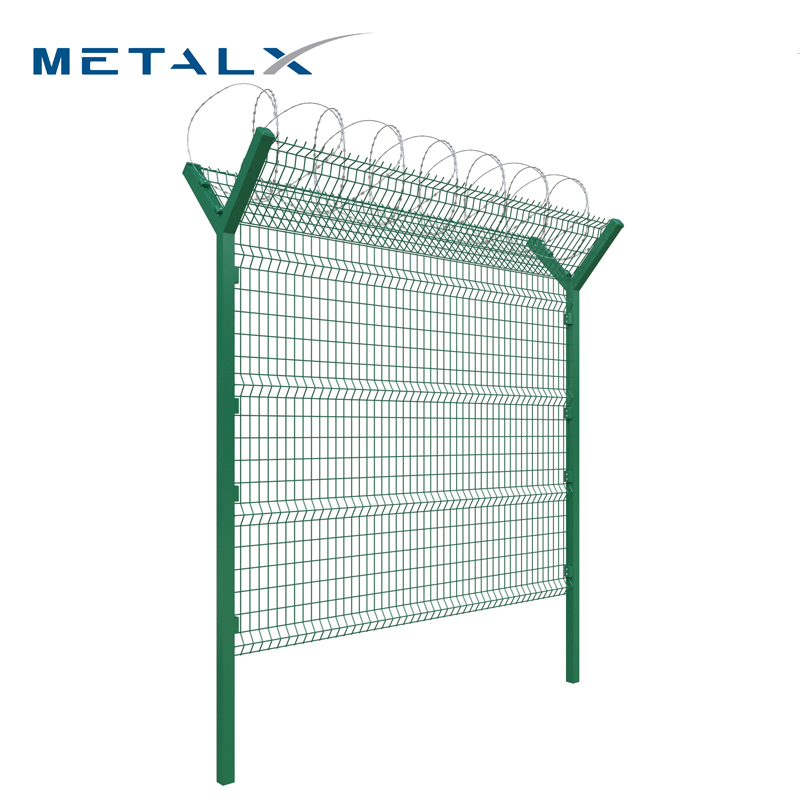 China Manufacturer High Quality Airport Fence Airport Perimeter Fence Airport Prison Barbed Wire Fence Factory