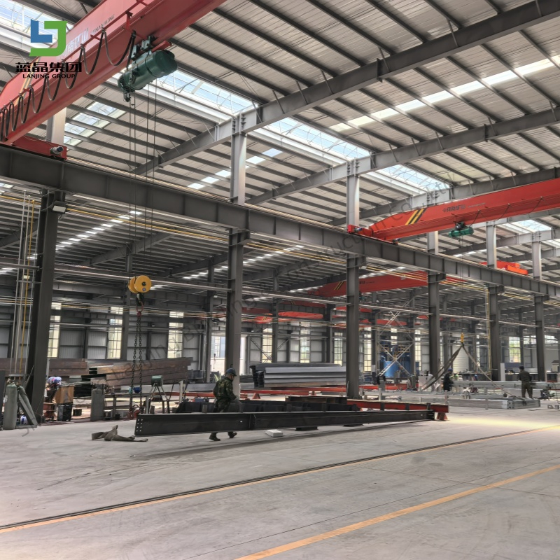 Light Steel Structure Industrial Prefab Multi Large Span Space Building Storage Warehouse Metal Warehouse Workshop Storage Shed Chicken House Crane Price Garage