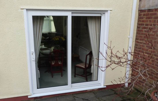 UPVC Stylish Sliding Glass Door for Interior or Exterior