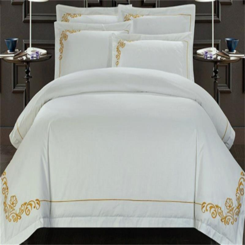 Cotton 1cm Striped Bed Sheets for Hotel