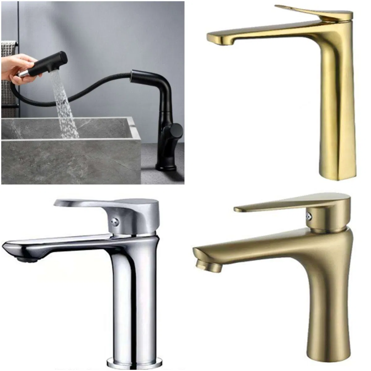 Смеситель для кухни из нержавеющей стали 304