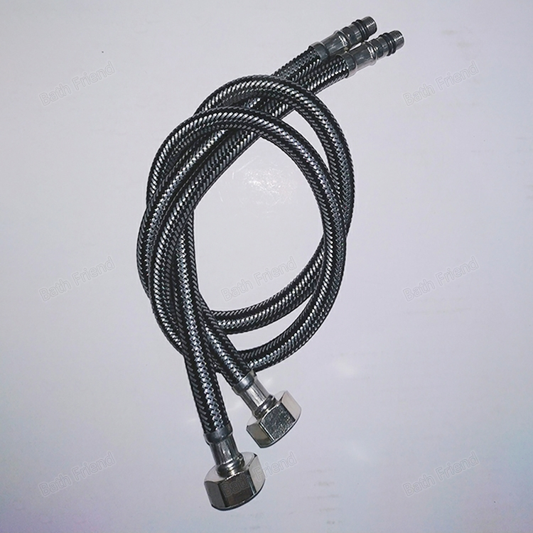 Wholesale Modern Design SS304 Stainless Steel Hot Cold Water Faucet Braided Inlet Pipe