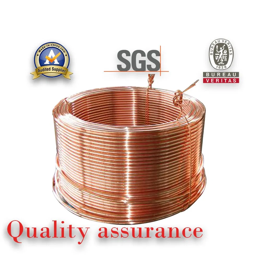 Factory Price Supply 1/4 5/8 3/8 1/2 Inch Refrigeration Copper Tube Pancake Coil Air Conditioner Copper Tube
