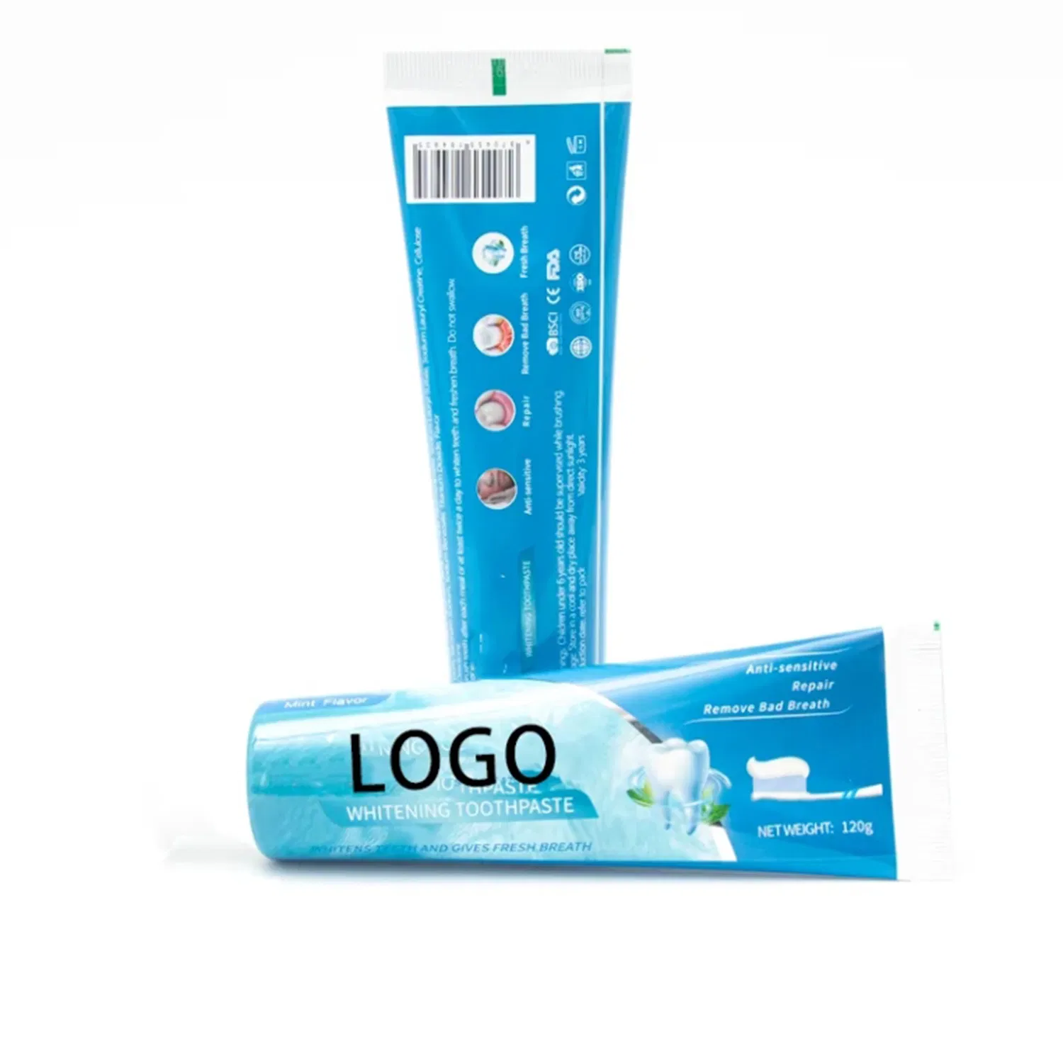 OEM Fluoride Free Gum Bleeding Anti Sensitivity Whitening Toothpaste