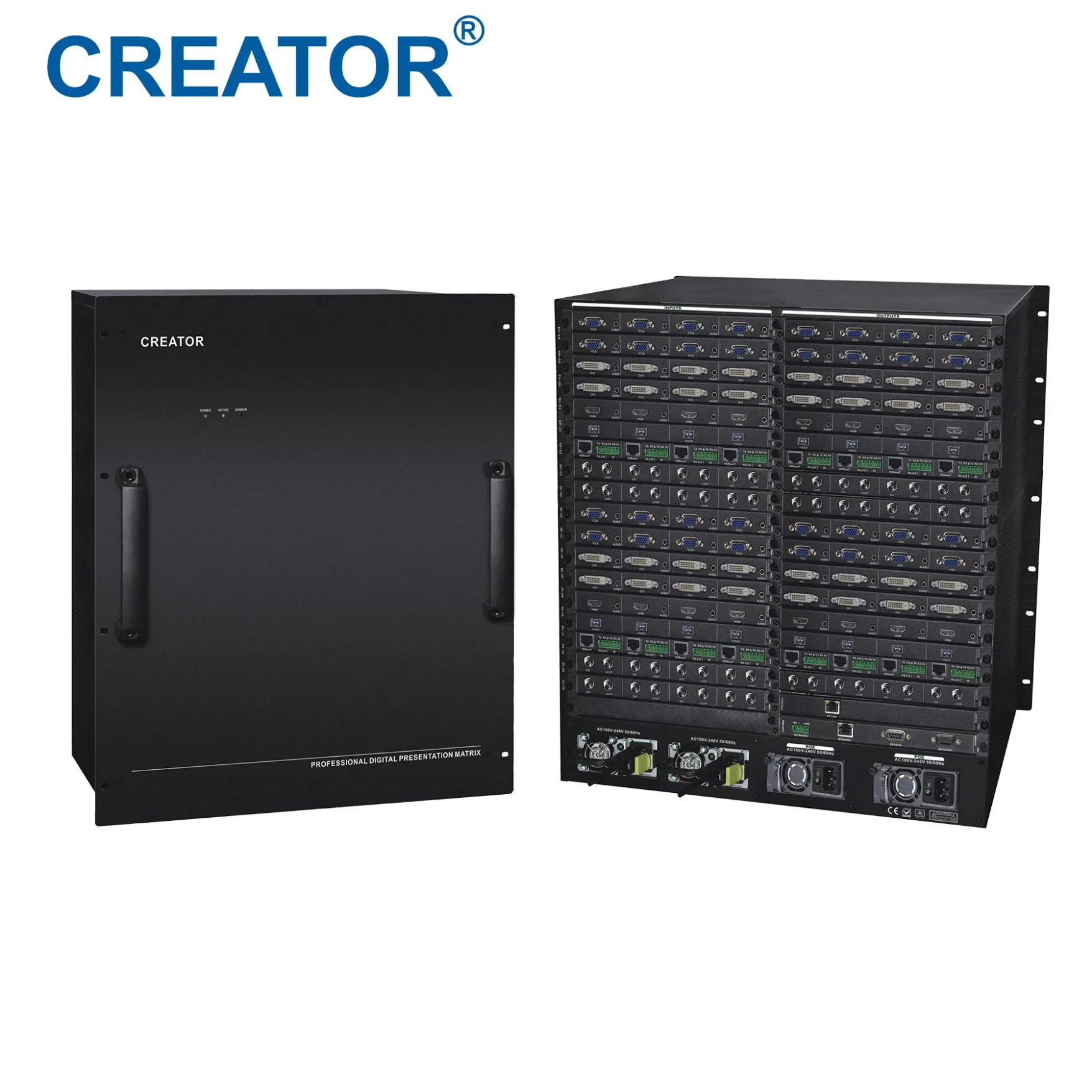 Creator Modular Hybrid 2K-4K Seamless Switching Matrix Switcher Video Wall Controller