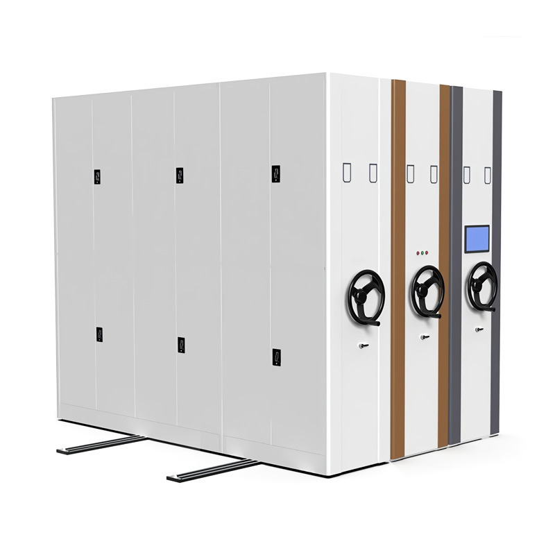 Стеллаж мобильный архивный для библиотеки передвижной