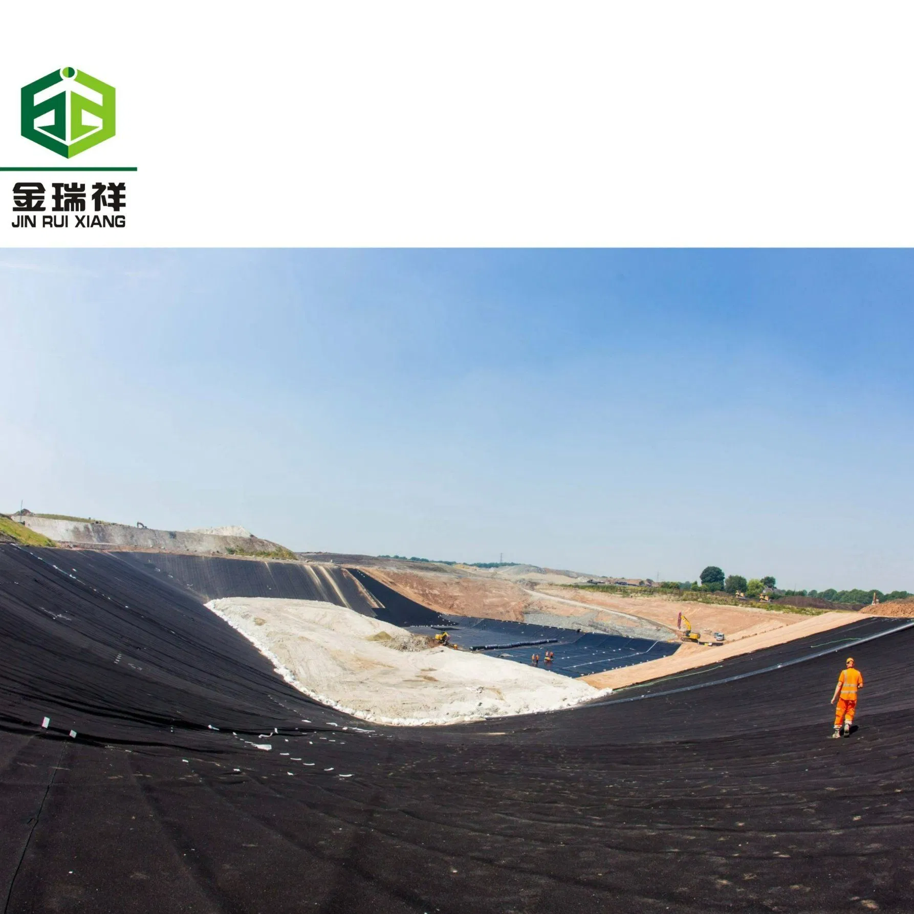 0.75mm 1mm 1.5mm 100% Virgin Anti-Seepage Waterproof Impermeable Smooth Textured HDPE LDPE LLDPE Geomembrane for Fish Farming Pond Liner Landfill Mining Price