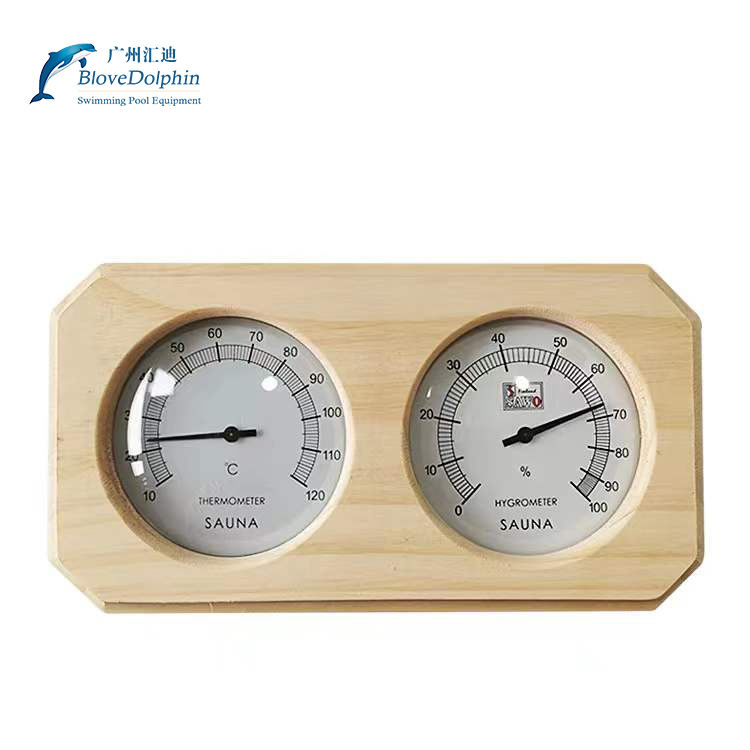 Sauna Accessories Sauna Hygrograph Dry Steam Room Thermometer