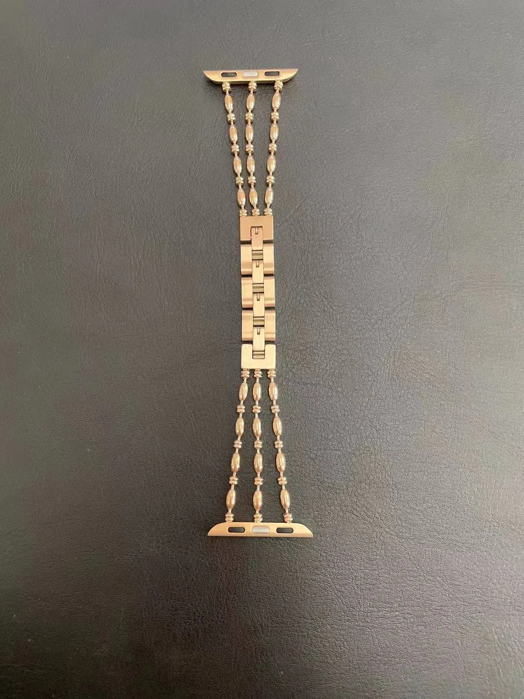 Luxury Stainless Steel Fitness Bracelet Strap for Apple Smart Watch Band