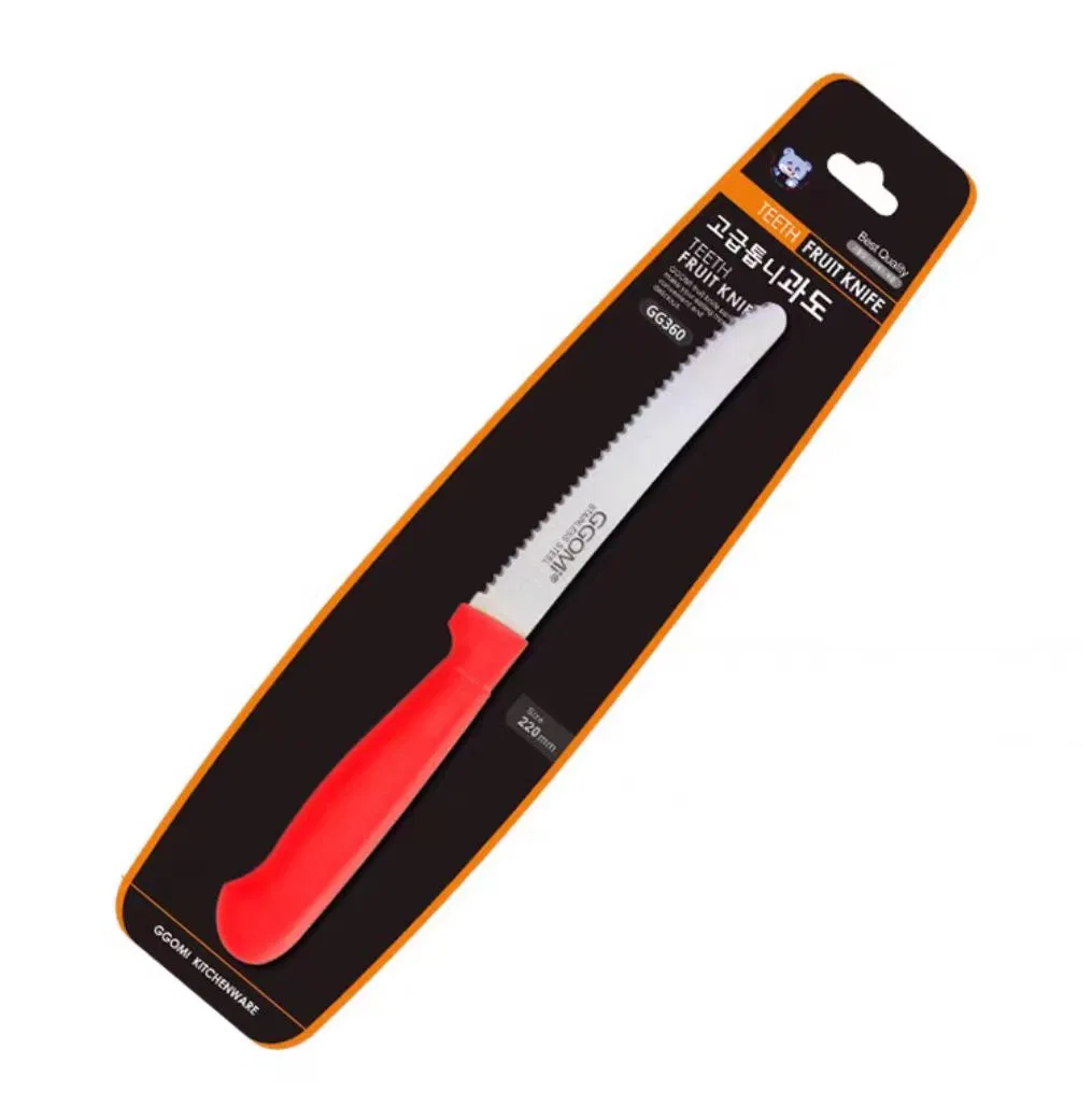 Пилообразный нож для фруктов и сэндвичей