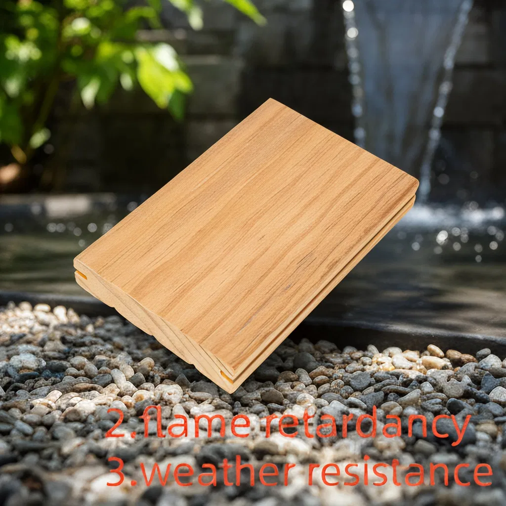 Modified Pine Wave Decking Outdoor Non-Slip