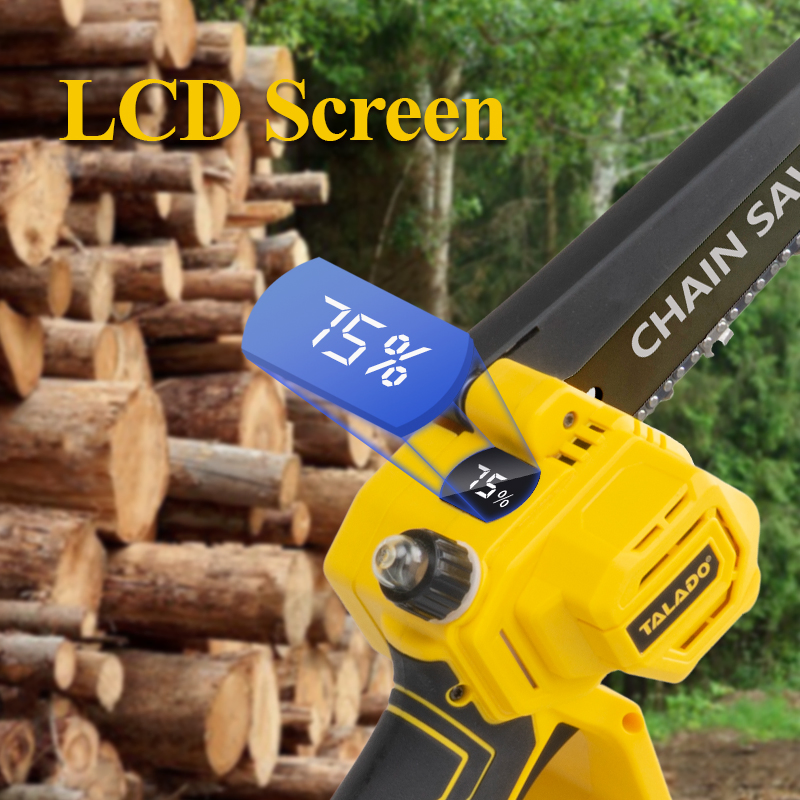 High-Power Lithium-Ion Chain Saw with 65mn Steel Chain