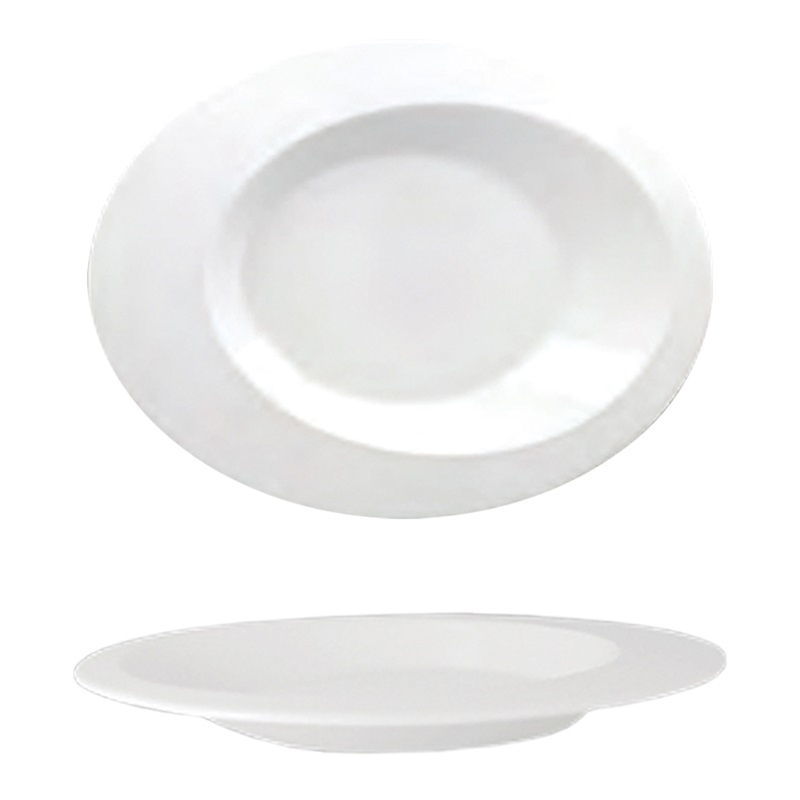 Hot Sale Commercial Restaurant Buffet White Porcelain Cocotte with Lid and Handle