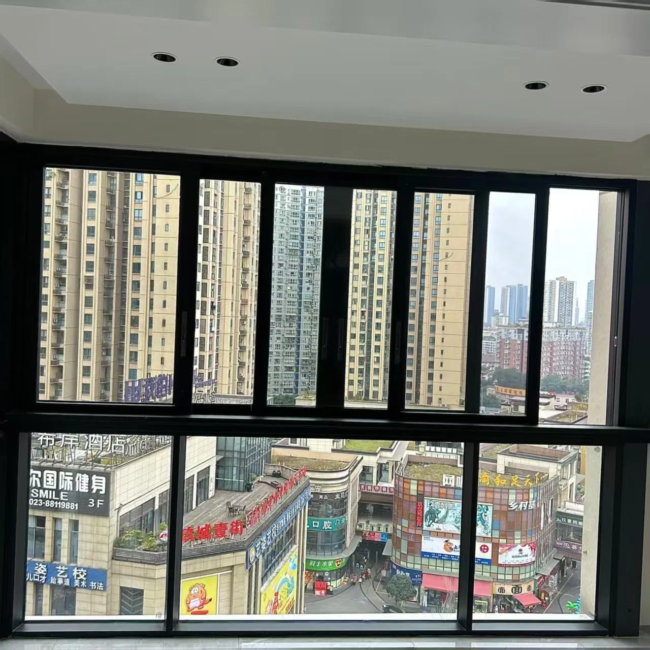 7. Premium Aluminum Aluminium Glass Sliding Security Window Home Villa Large View Tempered Double Pane Weather Sealed Durable Long Service Life