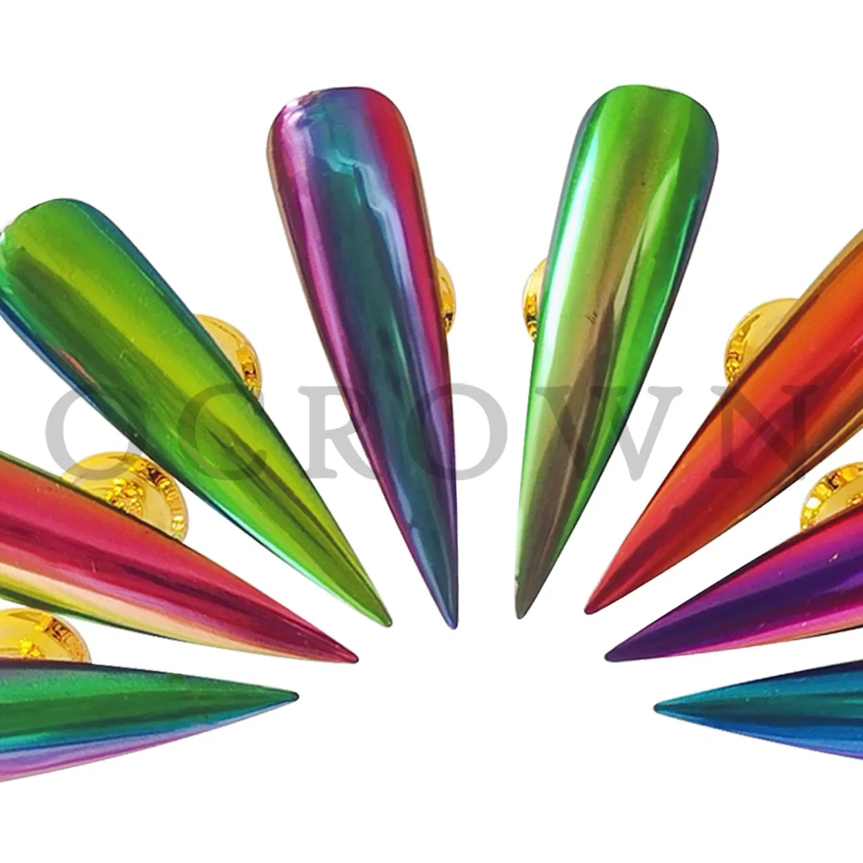 Magic Color Shifting Multi-Color Chameleon Chrome Pigment for Nail Decoration
