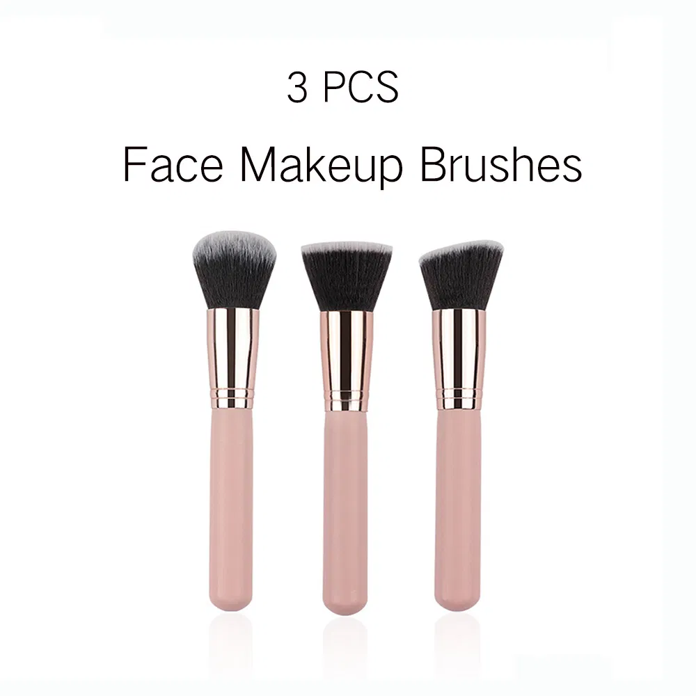 Durable Lightweight Ergonomic 3cm Bristle Length Professional Travel Makeup Brush