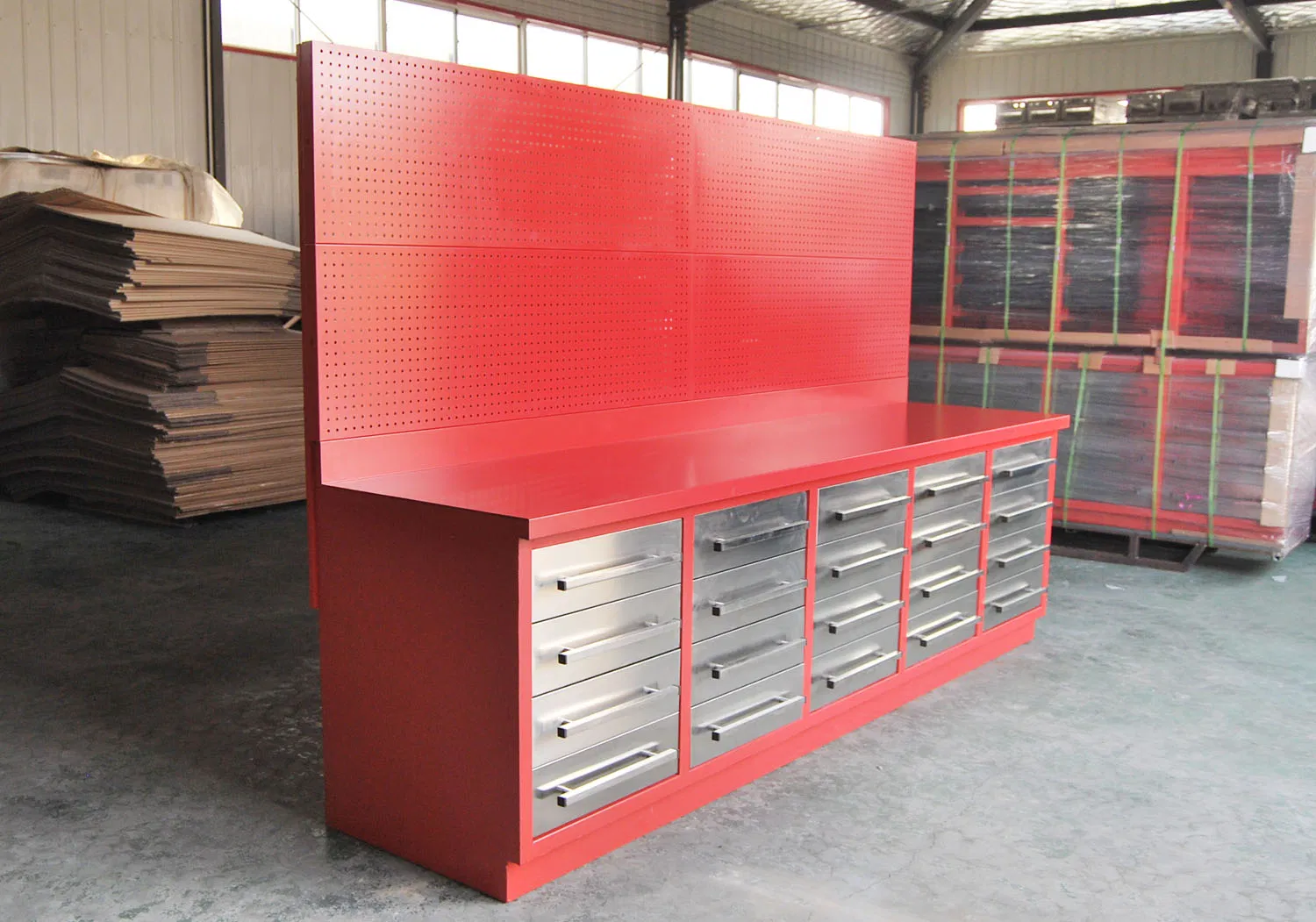 Tool Boxes Drawer Filling Storage Cabinets Steel Garage Workbench