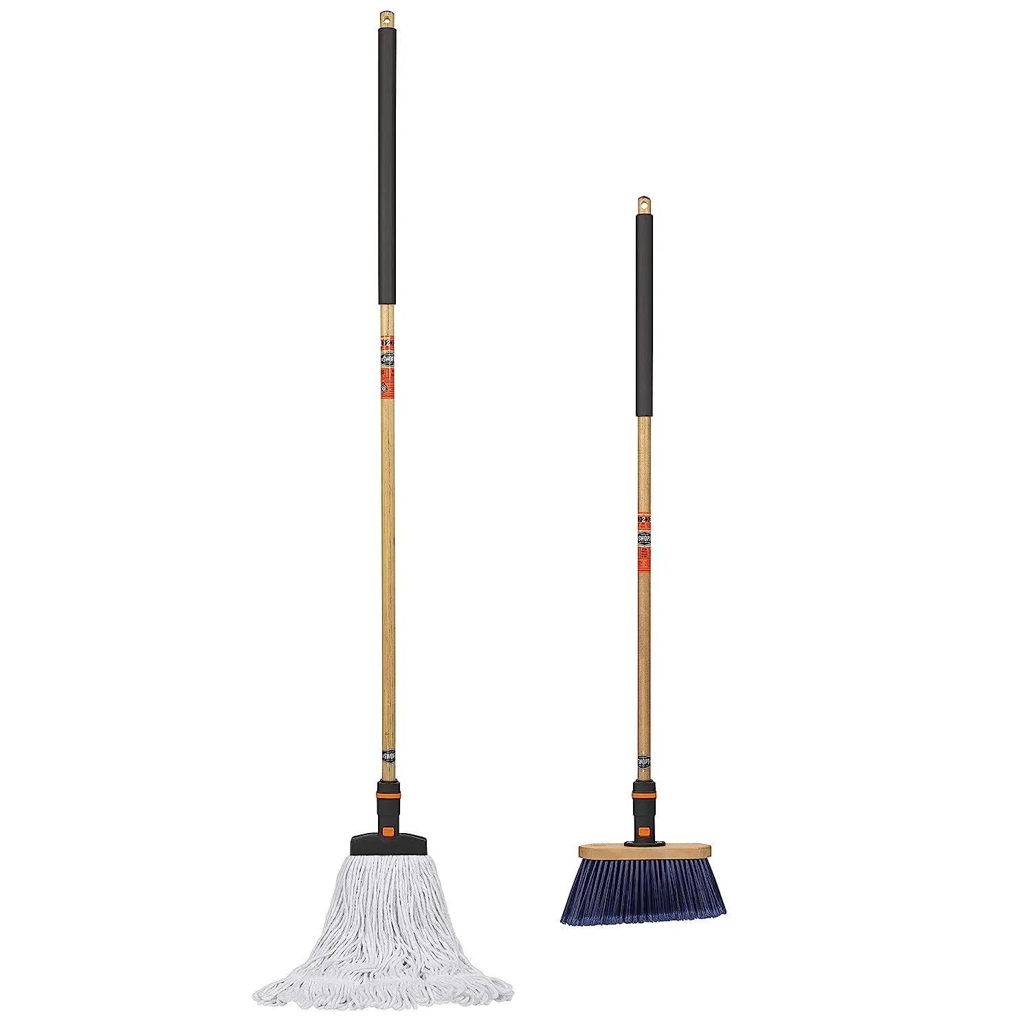 Long Handle Interchangeable Cleaning Products Multi-Surface Angle Broom