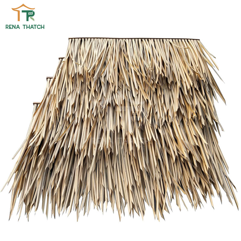 New Design Plastic Artificial Thatch Roof Beach Umbrella Synthetic Tiki Thatch Roll