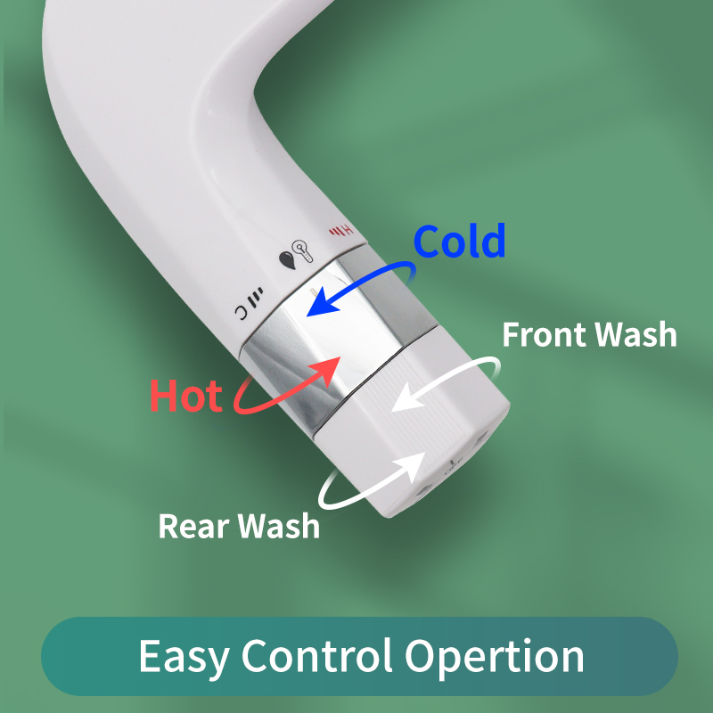 Water mixer Home Use Self Cleaning double Nozzle Sprayer bidet attachment