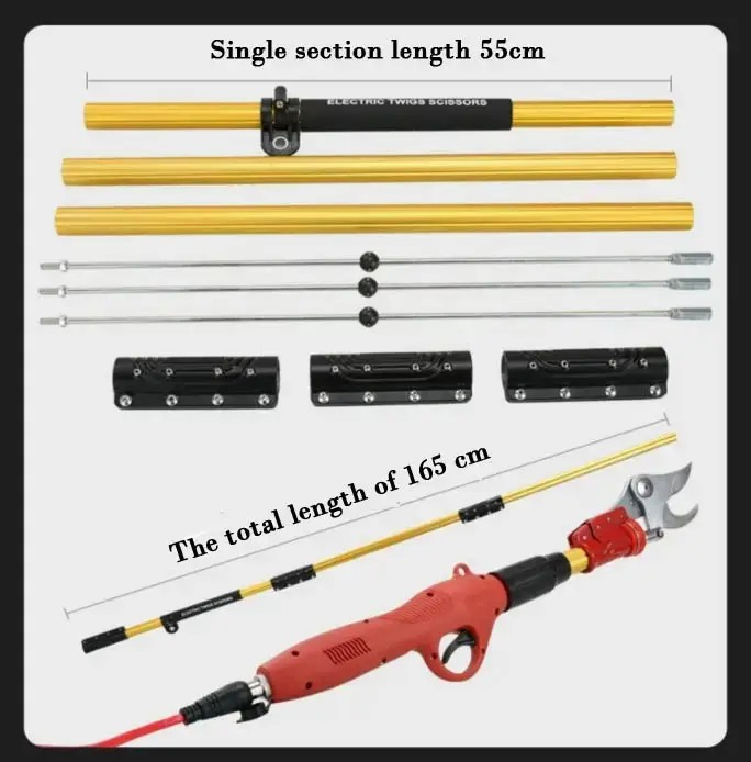 Аккумуляторные садовые секаторы Mifuse для веток до 45 мм