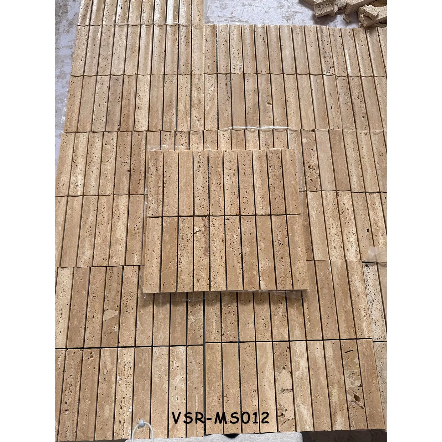 Мозаика из натурального мрамора, длинная полоса, 30x30 мм