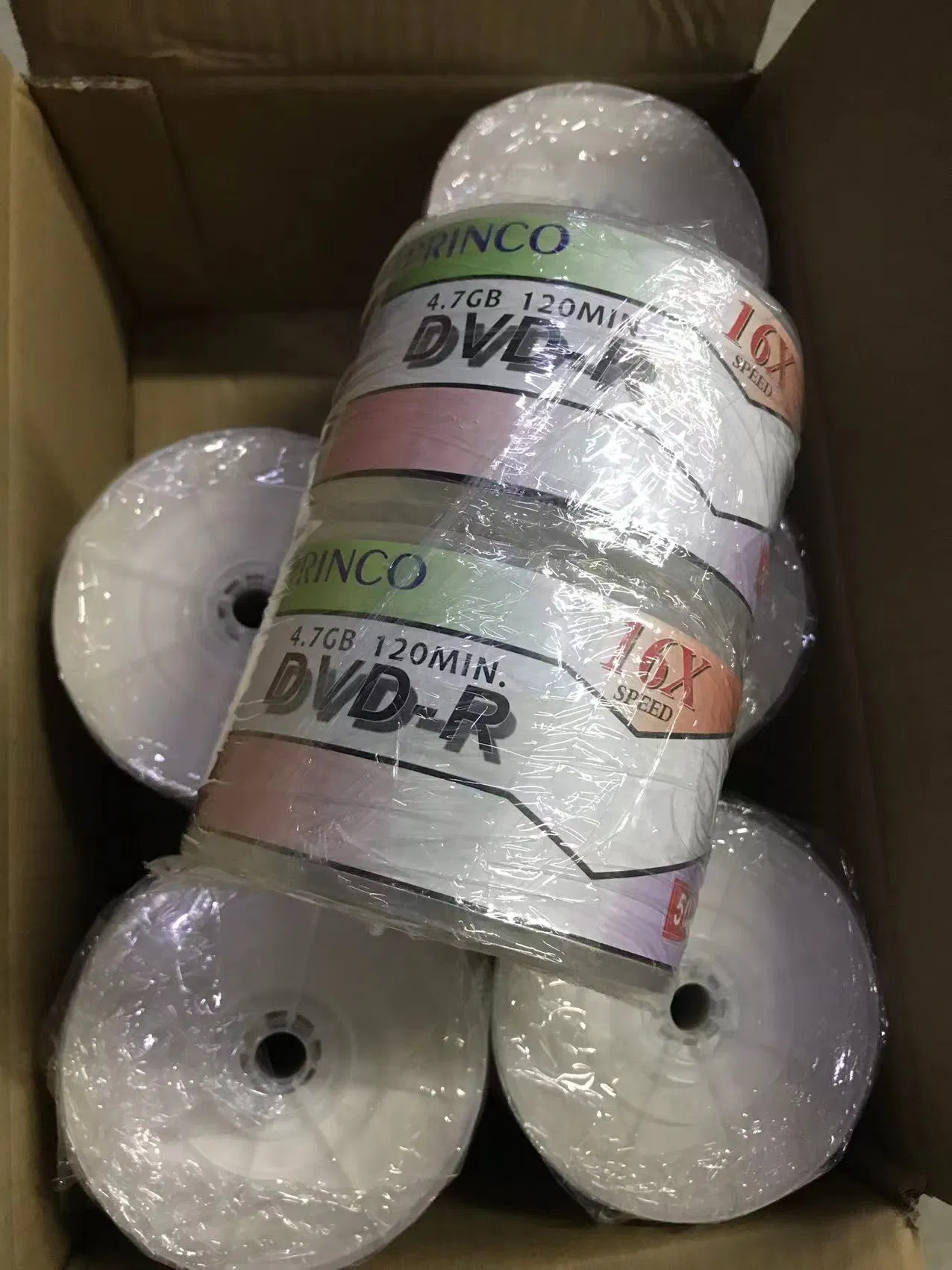 DVD-R диски Princo 4.7 ГБ 16x, 50 шт.