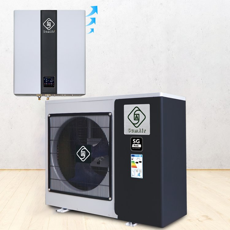 Factory Supply -25dg 8-12kw a+++ Top Cop House Heating Daily Hot Water R32 DC Inverter Air Source Air to Water Heater Thermal Pump Boiler