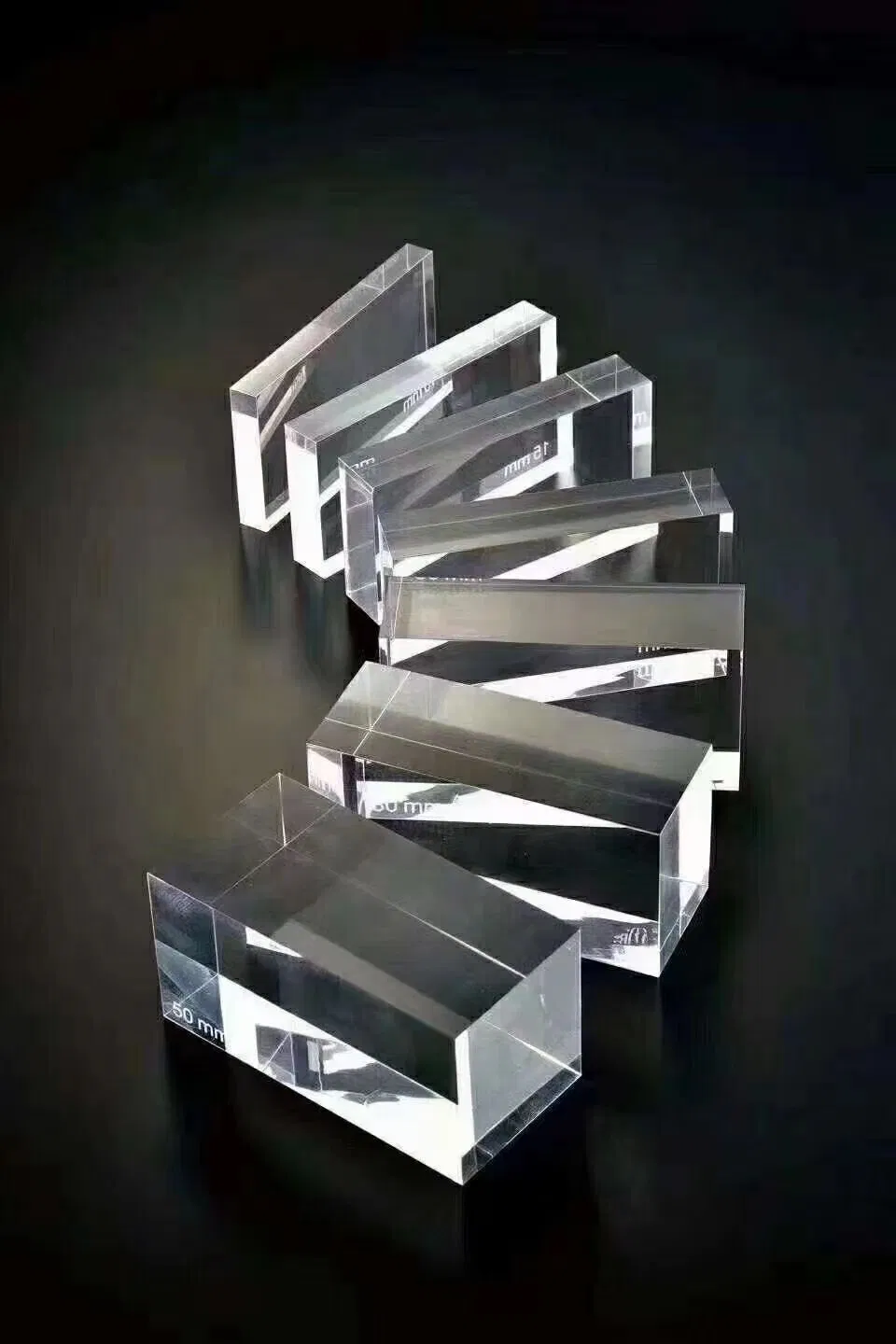 Transparent Changhong Acrylic Stripe Plate Processing and Cutting Color Stone Pattern Water Ripple Wave Pattern PMMA Plate