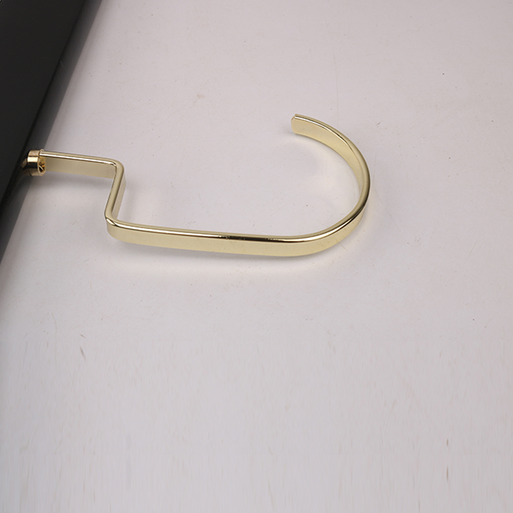 Luxury Wooden Trousers Hanger Pants Hanger with Metal Clips