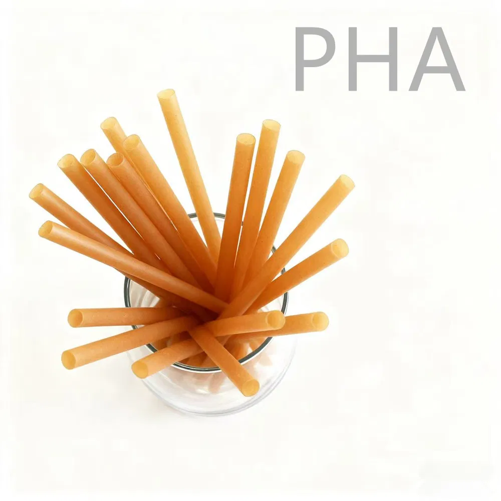 Compostable Pha Straws Made From Natural Sugarcane Pulp