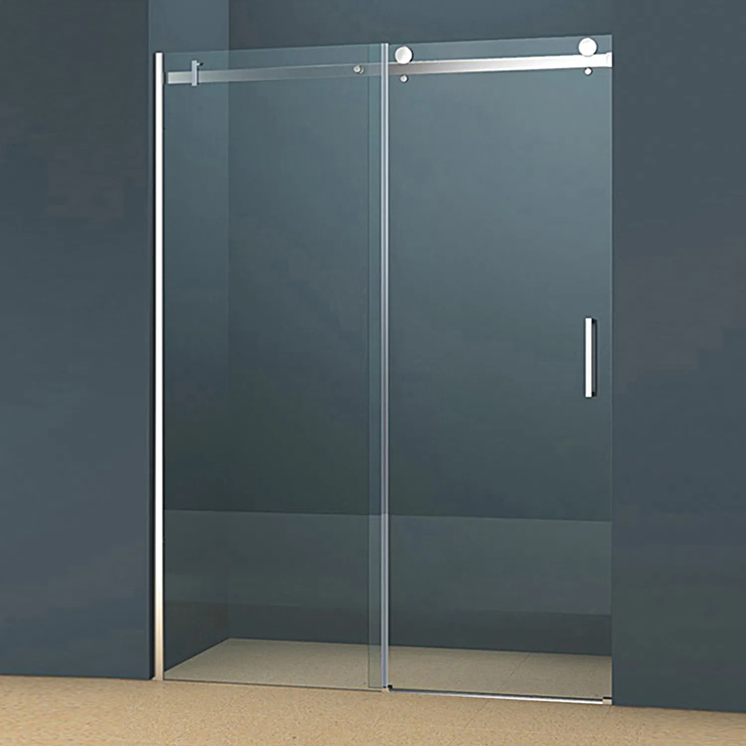 Luxury Tempered Glass Shower Door Fashion Simple Bathroom Enclosure (HS42A)