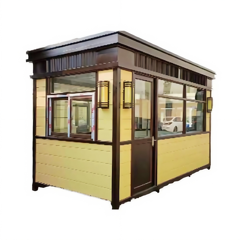 2m/2.5m Outdoor Steel Structure Modular Mobile Modern Portable Prefab Sentry House for Prefabricated Booth Security Guard Service Kiosks