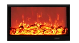 Cozy Electric Fireplace with Family Safety Features and Stylish Design
