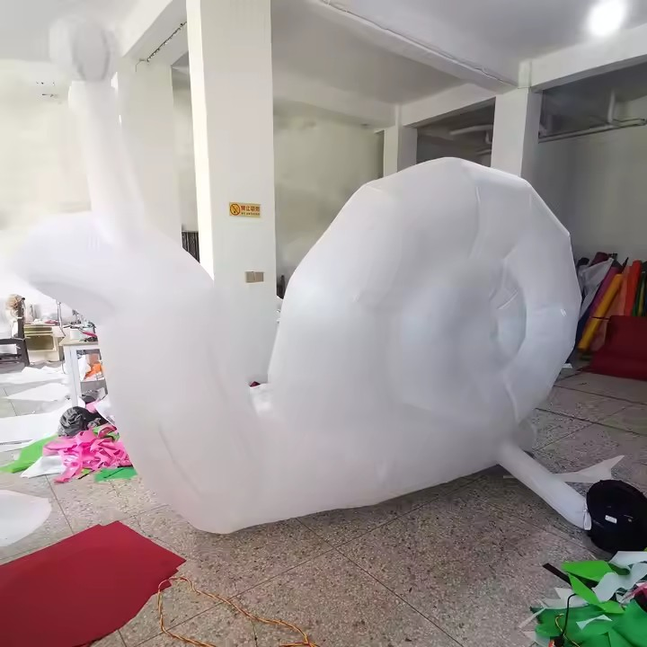 Boyi Inflatable Snail Inflatable Cartoon for Park Theme Party Decoration